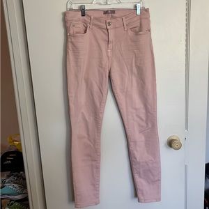 7 for All Mankind Pink Skinny Jeans - Size 30